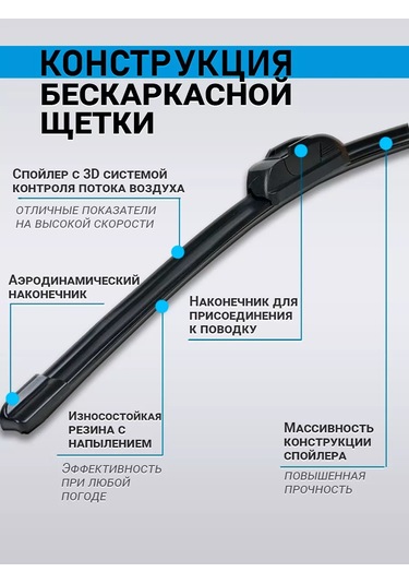 Rich Car Çerçevesiz Silecek Takımı 480 Mm 231705014