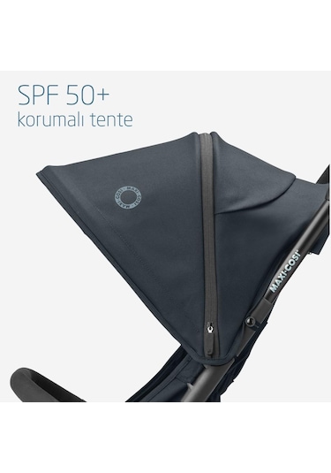 MaxiCosi Lara2 Ultra Kompakt Otomatik Katlanan Kabin Boy Seyahat Sistem Olabilen Bebek Arabası Essential Graphite