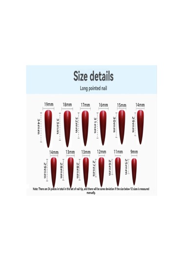 Qingmipy 24 Adet Uzun Uçlu Beyaz Degrade Tırnak Ekleri - Jöle İle Gönderim