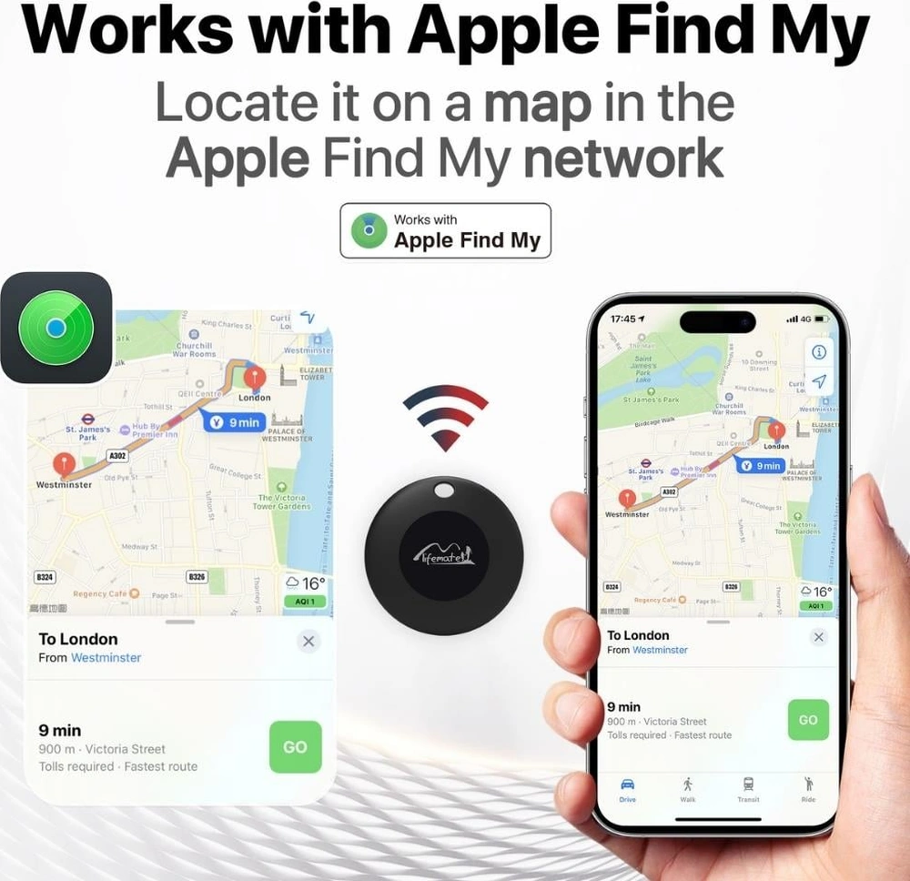 4lü Life Tag Gps Takip Cihazı Apple Find My Uyumlu-1260