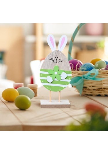 Trendooze Paskalya Tavşanı Süs Koleksiyonu 17cmx7cm, Unik Sanat Tasarımları 17cmx7cm