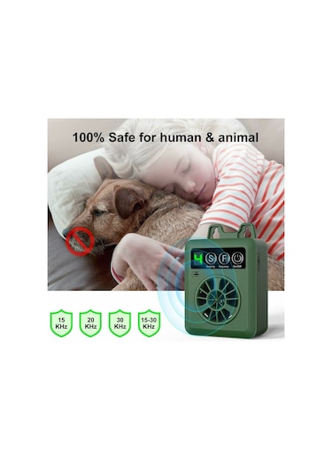 Geeksen Geliştirilmiş Anti Havlama Cihazı Mini Havlama Kontrol Cihazı 4 Etkili