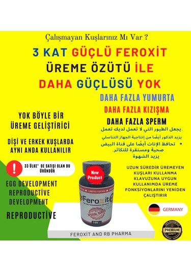 Feroxit Special Series Üreme Daha İyisi Yok Çok Güçlü Kızıştırıcı 100 G