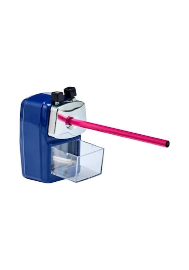 Mas 6730 Masa Tipi Orta Boy Kollu Kalemtraş - Mavi