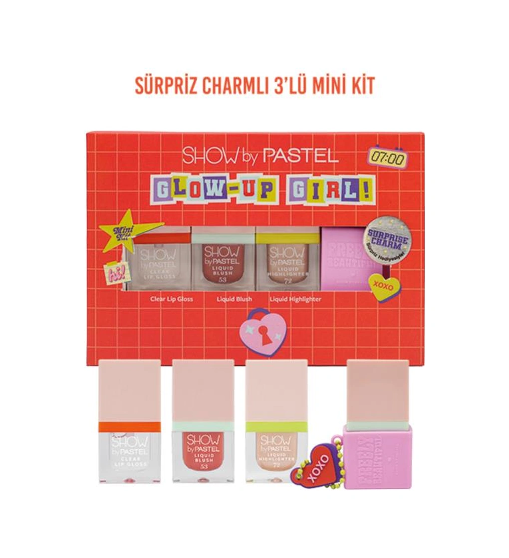 Show By Pastel Glow-up Girl Xoxo Mini Kit 3 X 2.1 Ml