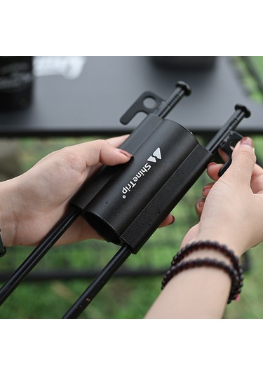 Samdoo Kamp Tente Ve Çadır Direk Sabitleyici - Alüminyum-kupür Malzeme - 25-33mm Çap Uyumlu - Titremeyi Önleyen Ayarabilir Somunlu Taban