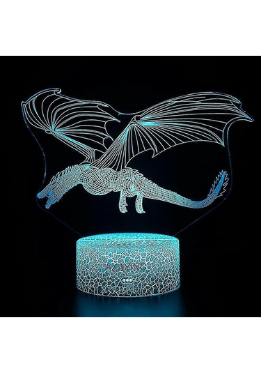 Gece Lambası Led İllüzyon Masa Lambası 16 Renk Uzaktan Kumanda Çok Renkli