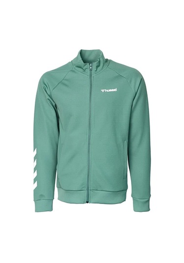 Hummel 921133-6110 Falconzo Zip Erkek Spor Ceket Yeşil