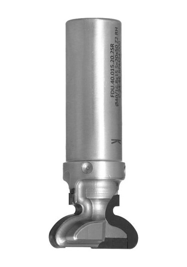 40/16.8x15 Z:2 Rh S:20x50 Dia Saplı Kulp Bıçağı