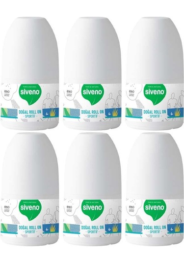 Siveno Doğal Roll-On Sportive 6 x 50 ML