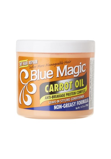 Blue Magic Carrot Oil Kırılma Karşıtı Durulanmayan Şekillendirici Saç Kremi 390 G