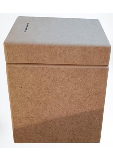 Hobi Adn Dekoratif Bahşiş Kutu Ahşap Mdf Ham Cnc Kesim Model El Yapım