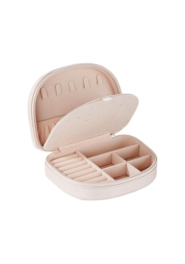 Homyl Küçük Mücevher Kutusu Organizatör Yüzük Kayısı Kayısı