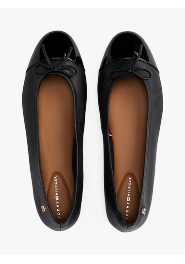 Tommy Hilfiger Kadın Babet Ayakkabı Fw0fw08830bds Siyah
