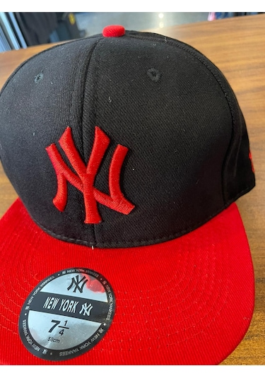 Ny Yankees Siyah Renk Kanvas Hiphop Snapback Rapper Cap Şapka