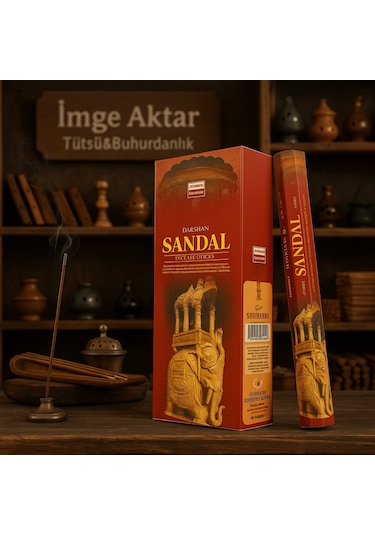 Darshan Incense Sandal 20'li Çubuk Tütsü Çok Renkli