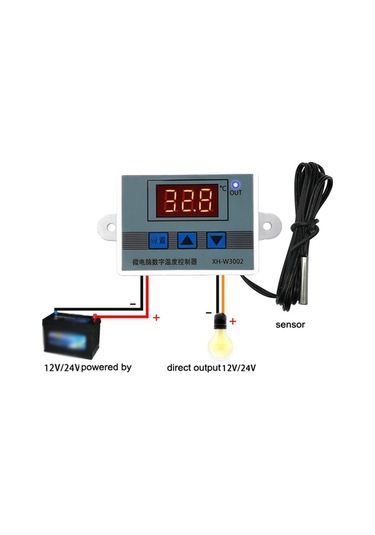 Pazly 50-110 C Akıllı Dijital Termostat, 1m Su Geçirmez Prob, Hassas Sıcaklık Kontrolü