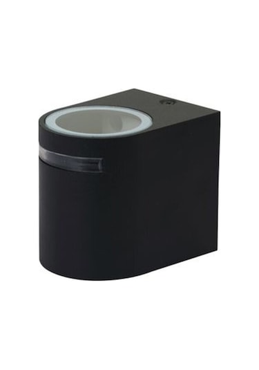 Maestro Tek Yönlü Dekoratif Işık Süzmeli Iç Ve Dış Mekan Aplik, Bahçe, Teras Apliği Ampul Hariç Siyah