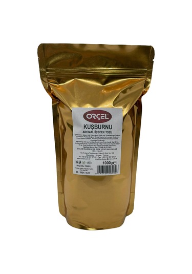 Orçel Kuşburnu Aromalı İçecek Tozu Oralet Çay 1 KG