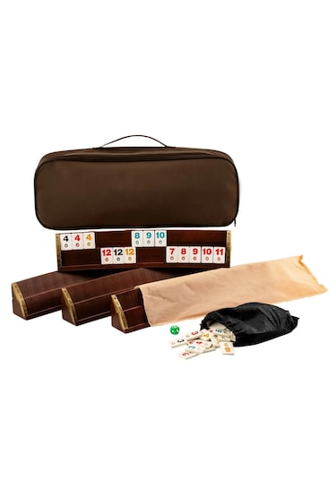 Markafox Cpx Oval Lüx Yüksek Kalite Birinci Sınıf Ağaç Okey Set