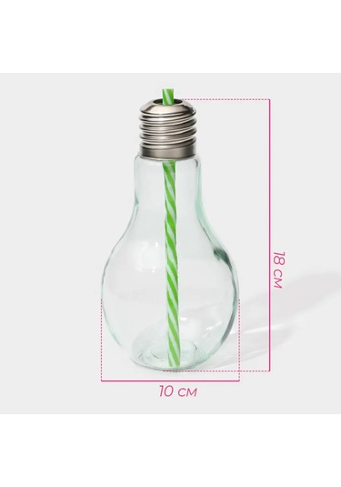 Dolana 500 Ml Cam "ampul" Şişe Lamba Camdan Pipetli Ve Kapaklı 139713299 Beyaz