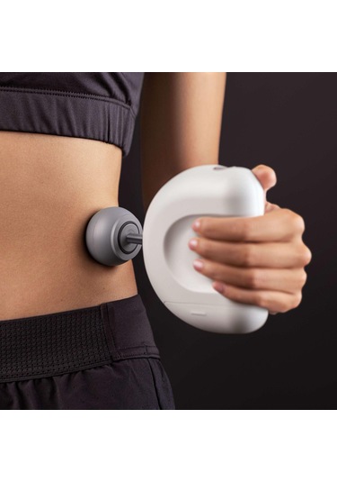 Unıden Mini Masaj Aleti Üçgen Modern Tasarım Masaj Tabancası Ar80 Beyaz