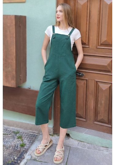 Armonika Kadın Bahçıvan Tulum Arm-20k001117 Zümrüt