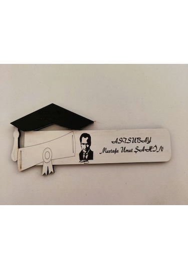 Resmi Kurum Plaket-anahtarlık-kitap Ayracı Set Kişiye Ö Beyaz - Altın