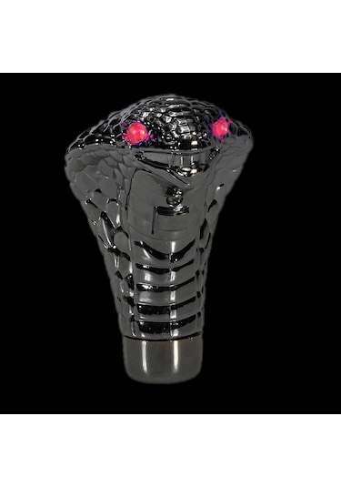 Youmex Araba Manuel Vites Kolu Kapağı - Evrensel Uyumlu Kırmızı Led Işıklı Abs Vites Kolu Dekoru Kırmızı