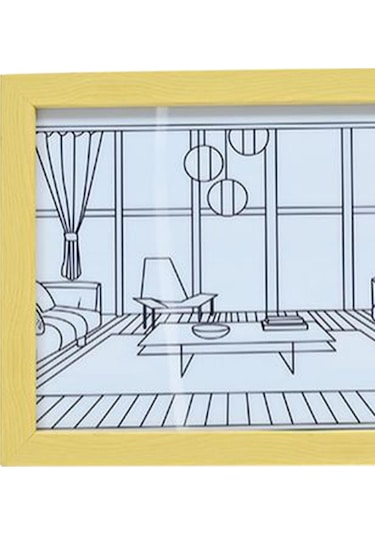 Suntek Led Aydınlatma Boyama Dekorasyon Lambası Ayarlanabilir Sahil 22.5x17.5cm