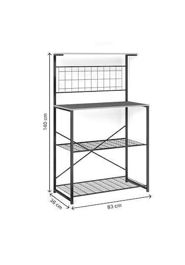 Çok Amaçlı Dolap Mutfak Rafı Bango Masa Çam 1433