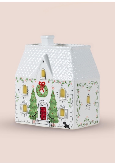 The Mia Dekoratif Led Işıklı Yılbaşı Evi 14x9x17 Cm 1 Adet