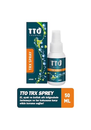 Tto Trx Sprey Ve Roll-on Paketi Terleme Önleyici Çay Ağacı Yağı / Tea Tree Oıl