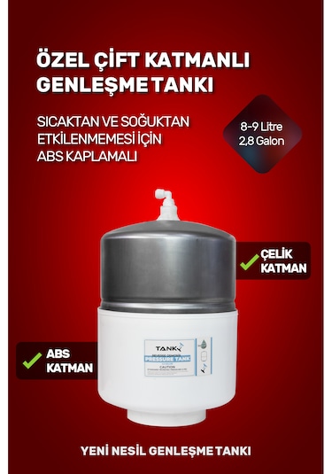 8 Litre 15 Aşama Mineralli 75 Gpd Su Arıtma Cihazı Hmaxs3513