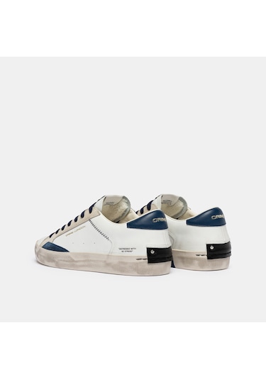White Sneaker Erkek 190003pp8.10 Crime London Dıstressed Lo Beyaz