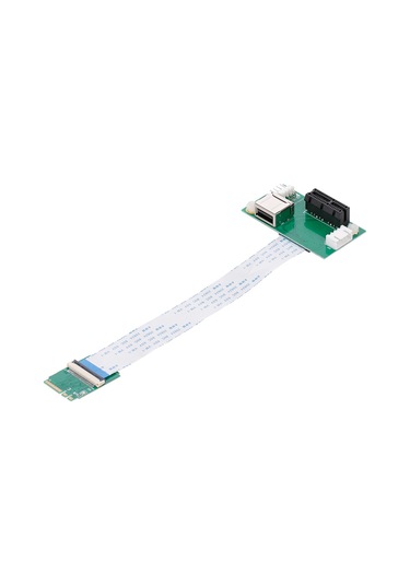 Geeroyoo Mini Pcı-e'den Pcı-e 1x'e Çevirici Uzatma Kablosu, 1x/4x/8x/16x Desteği, Dikey Yuva, Kolay Kurulum Plug & Play