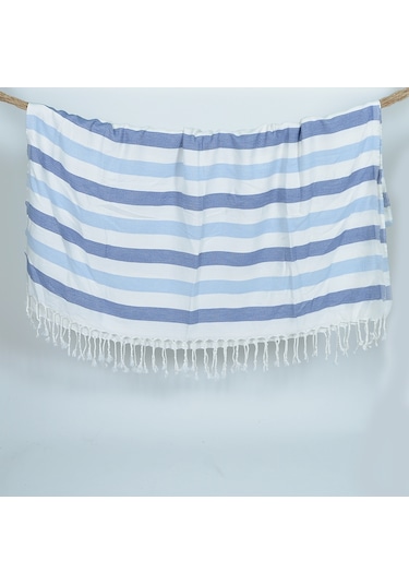 Ark Peştemal Mavi %100 Pamuk 90 180 Ebatında Banyo& Plaj Havlu