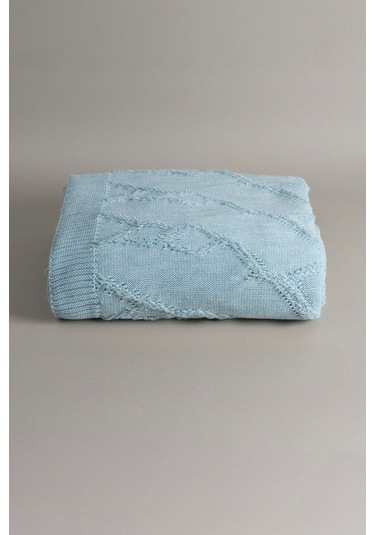 Espuma De Mar Mavi Tek Kişilik Battaniye 160x220 37146 Mavi