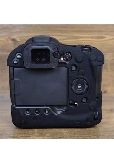 Sones Canon Eos R3 Yumuşak Silikon Koruyucu Kılıf Uyumlu Siyah
