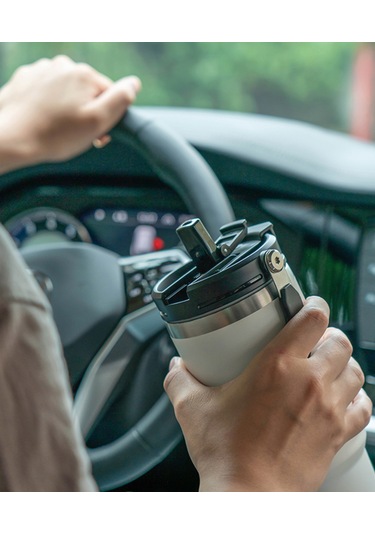 Tyeso Dailyneed Termos Vakumlu Paslanmaz Çelik İki Katmanlı 900ml - Turuncu TS-8828T