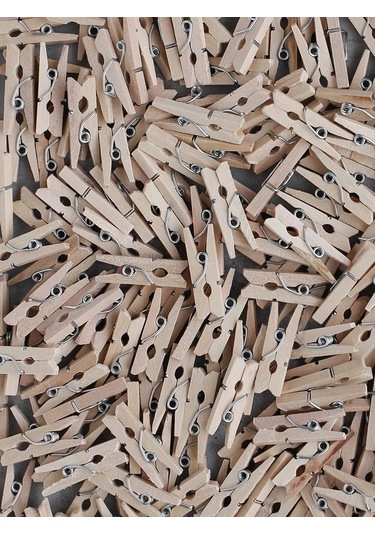 Wood Accessories Mini Dekoratif Ahşap Mandallar 240733556