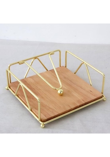 Gümüş Rustik Tarzı Düz Peçete Tutucu Metal Mutfak Kare Kağıt Kutusu Tezgah Masa Kağıt Mendil Dispenseri