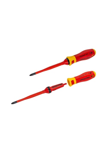 İzeltaş 1400 İzoleli 1000 V Elektro Slim Tornavida Seti 14 Parça - 14000005342