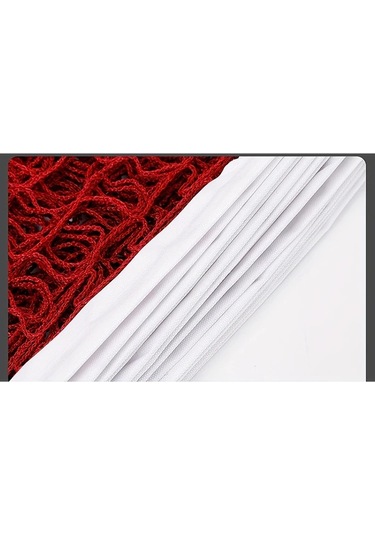Willowhaven Kırmızı Standart Badminton Filesi 240.16x29.92 Inch İç Ve Dış Mekan Kullanımı