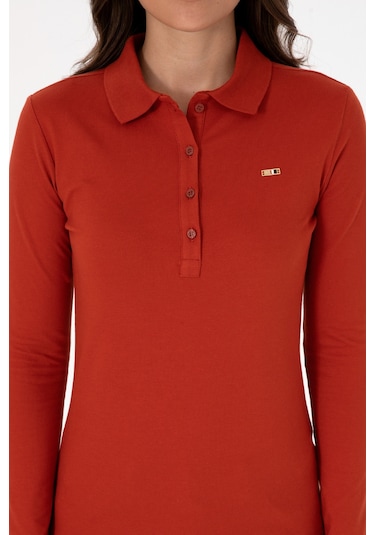 U.s. Polo Assn. Kadın Kiremit Sweatshirt 50313593-vr031 Kiremit