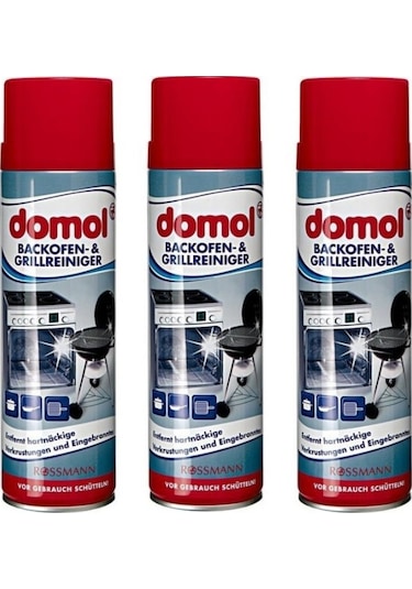 Domol Fırın ve Izgara Temizleyici Sprey 3 x 500 ML