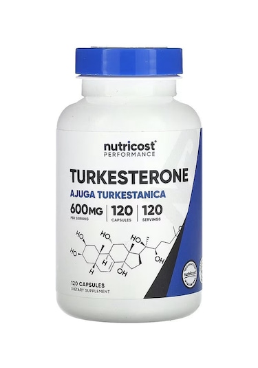 Nutricost Performance Ajuga Turkesteron 600 Mg 120 Capsules