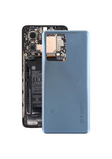 Xiaomi Redmi Note 12 Pro +  Cam Malzeme Arka Kapak İçin Mavi