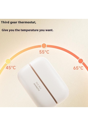 Jf308 2'si 1 Arada Bölünebilir Mini Taşınabilir Kış Elektrikli El Isıtıcı Güç Bankası - Yeşil