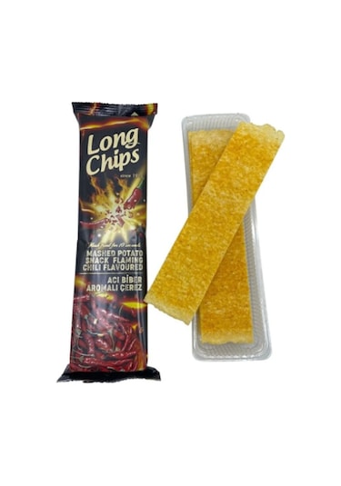 Long Chips Acı Biber Aromalı Patates Cipsi 75 G 2 Adet